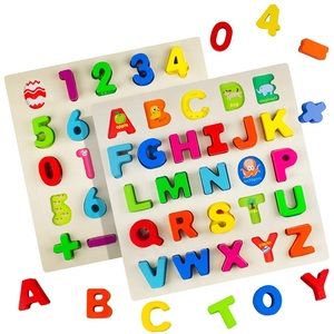 Alphabet & Numbers Puzzle New